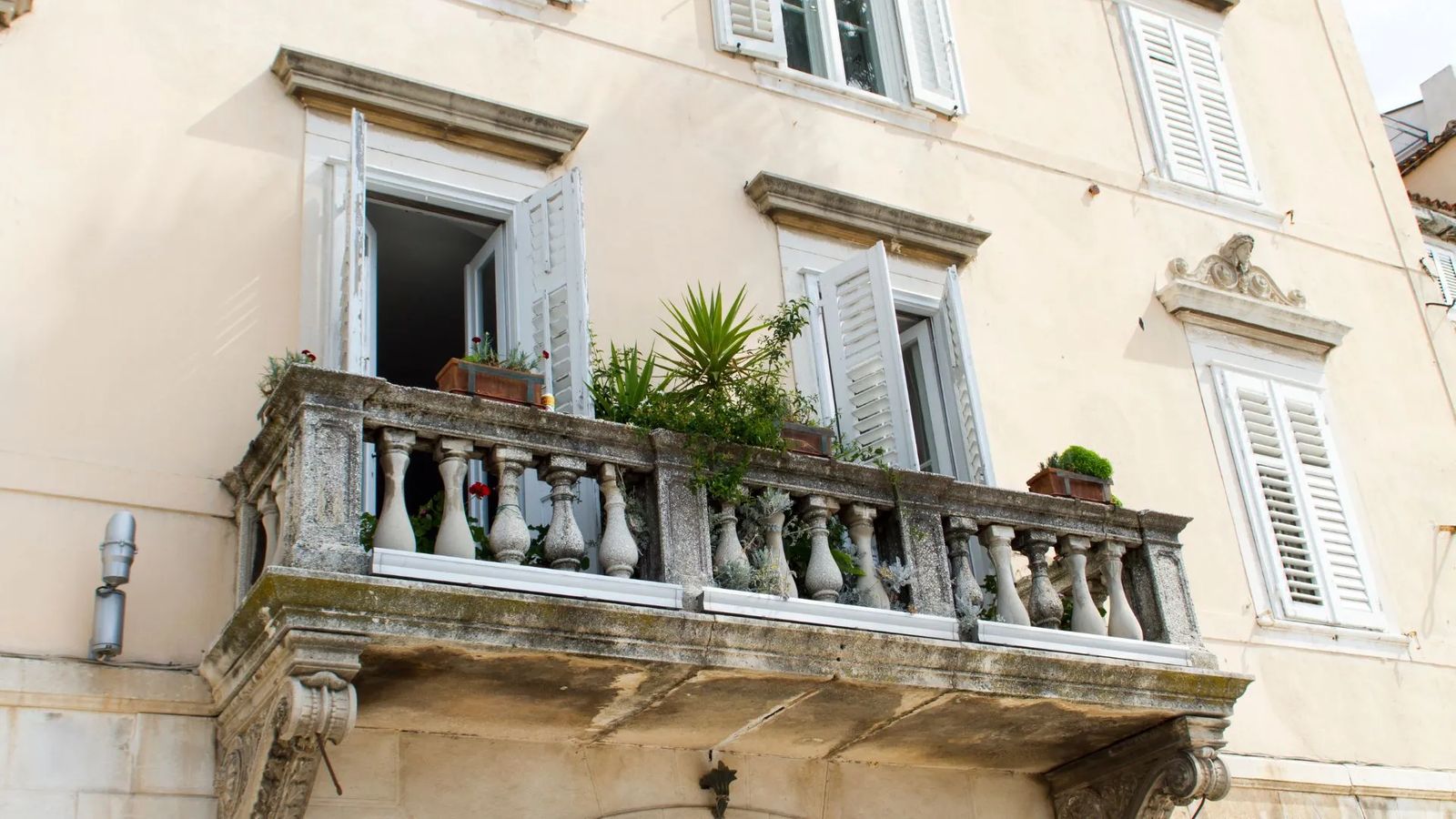 Balcony in split croatia