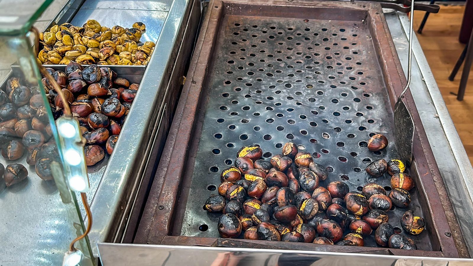 Roasted Chestnuts in Pristina Kosovo