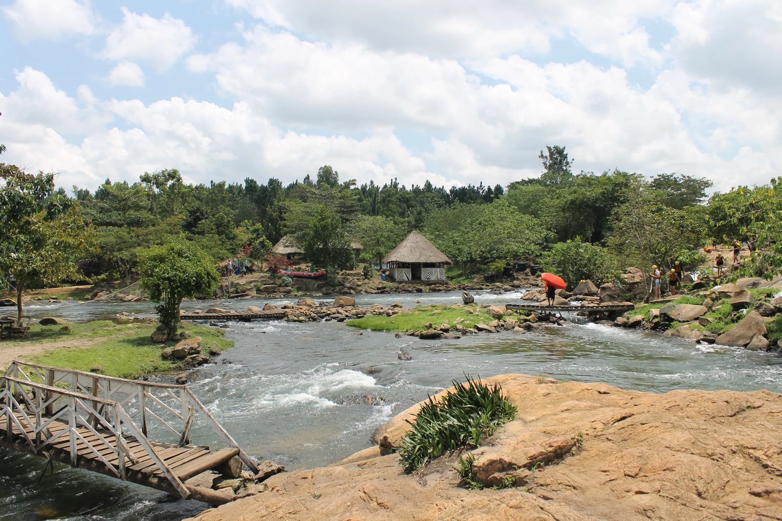 White Water Rafting The Nile River In Uganda