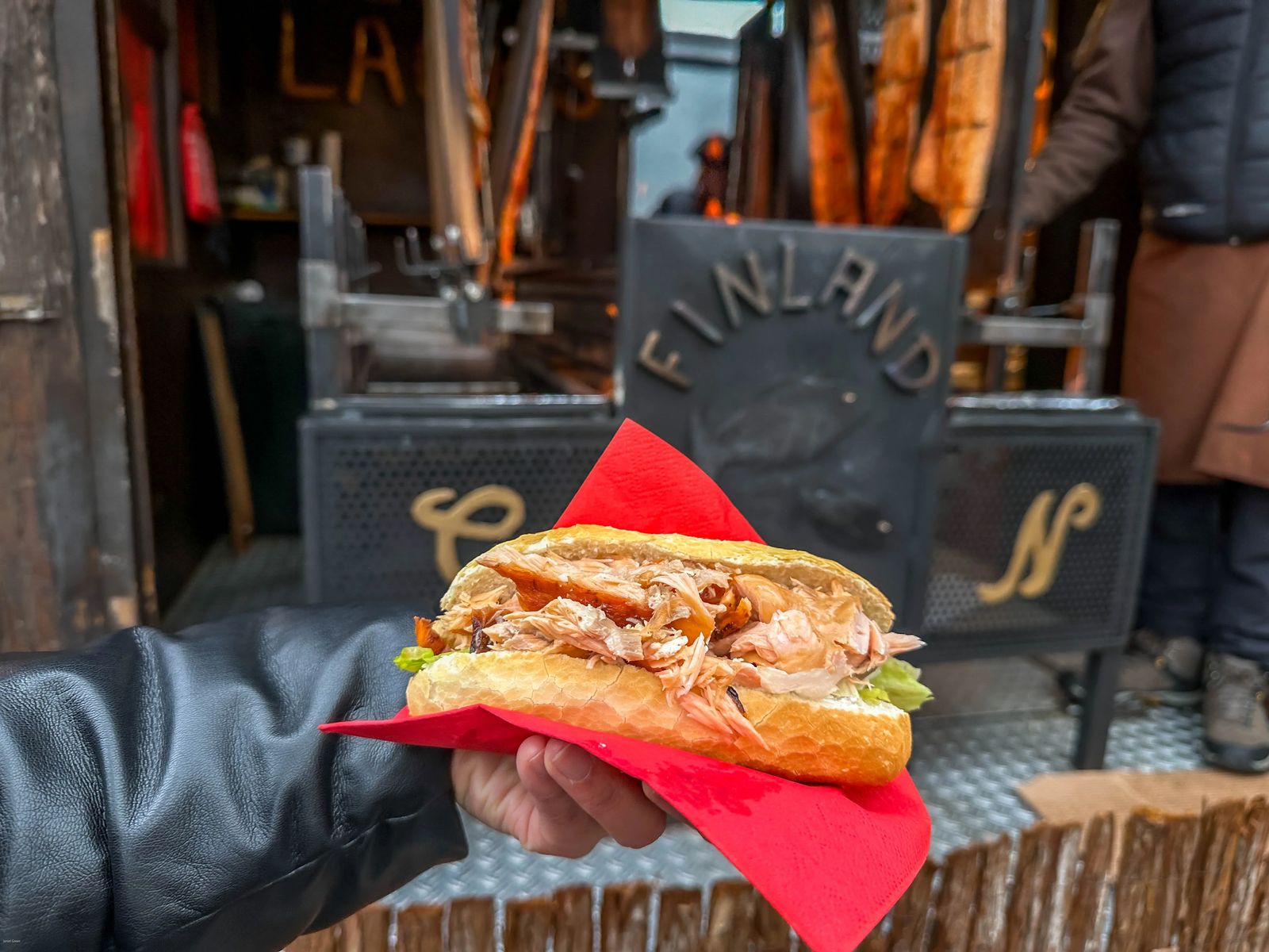 Salmon Sandwich - Guide to Luxembourg Christmas Market