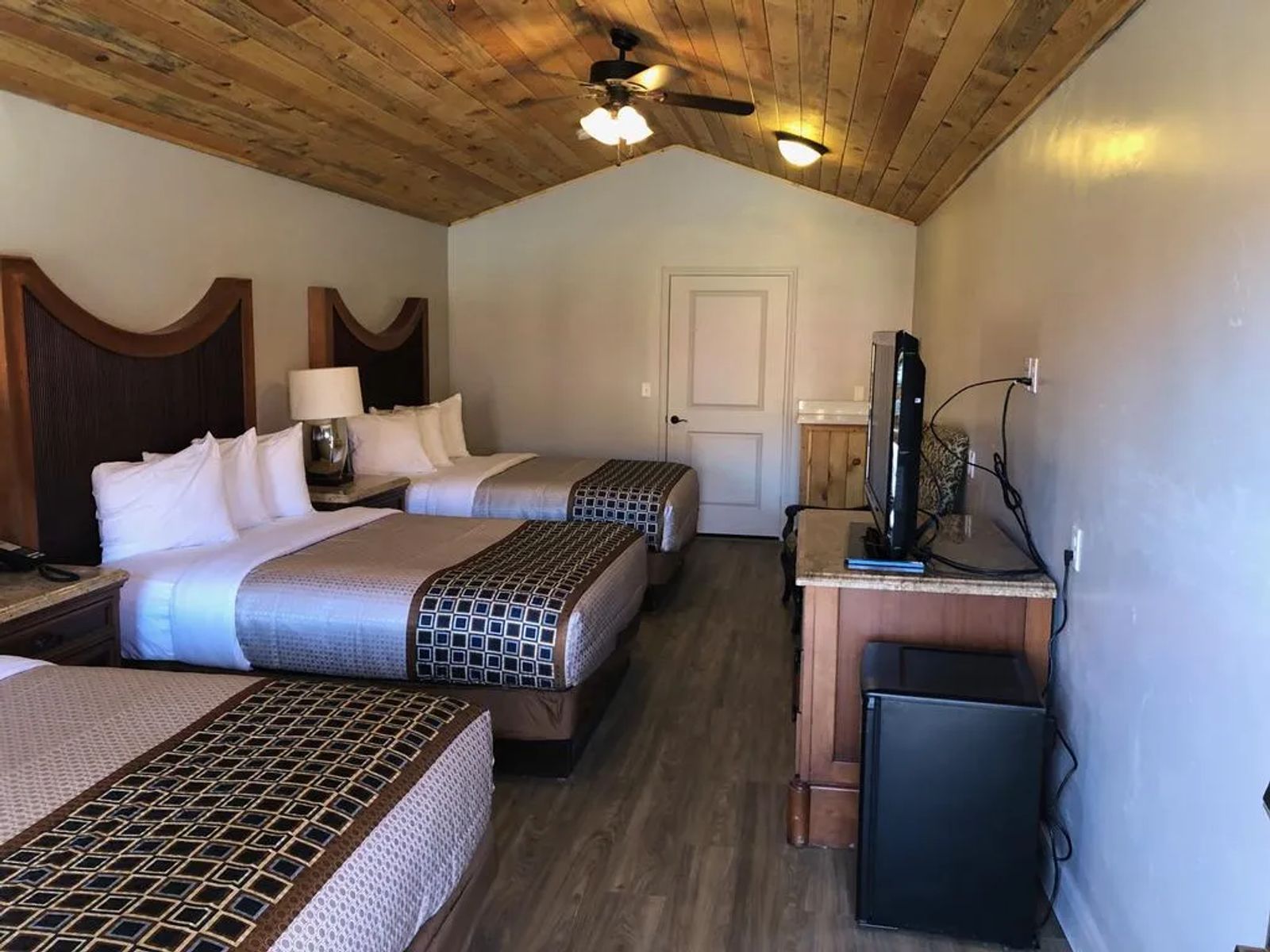 inside the cabin in Kanab