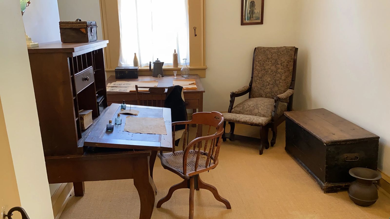 Office of first Freedmen's Bureau at Destrehan Plantation