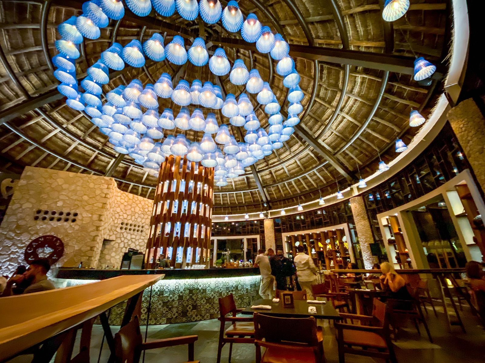 speakeasy inside Xcaret Arte