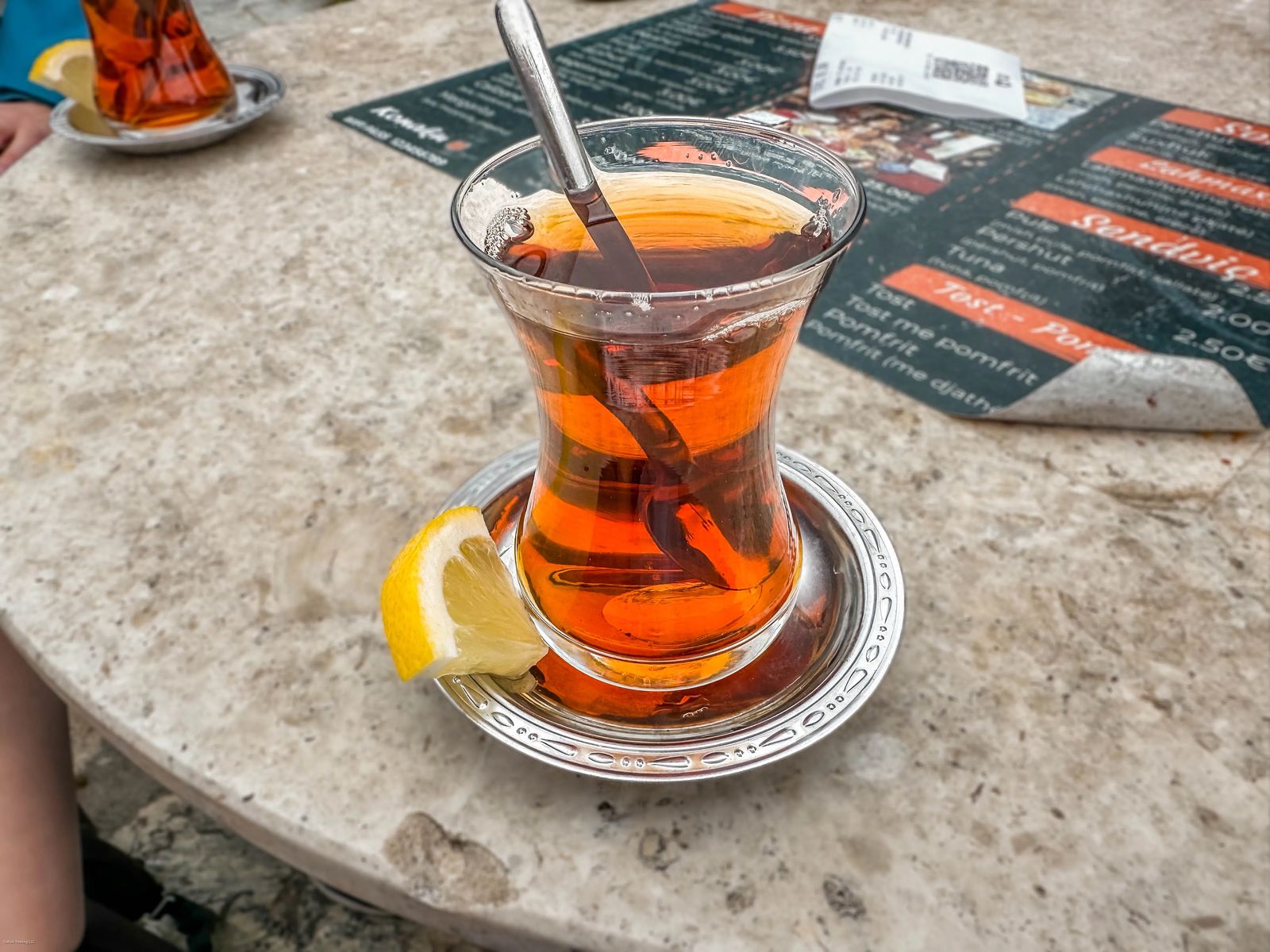 Tea in Prizren Kosovo