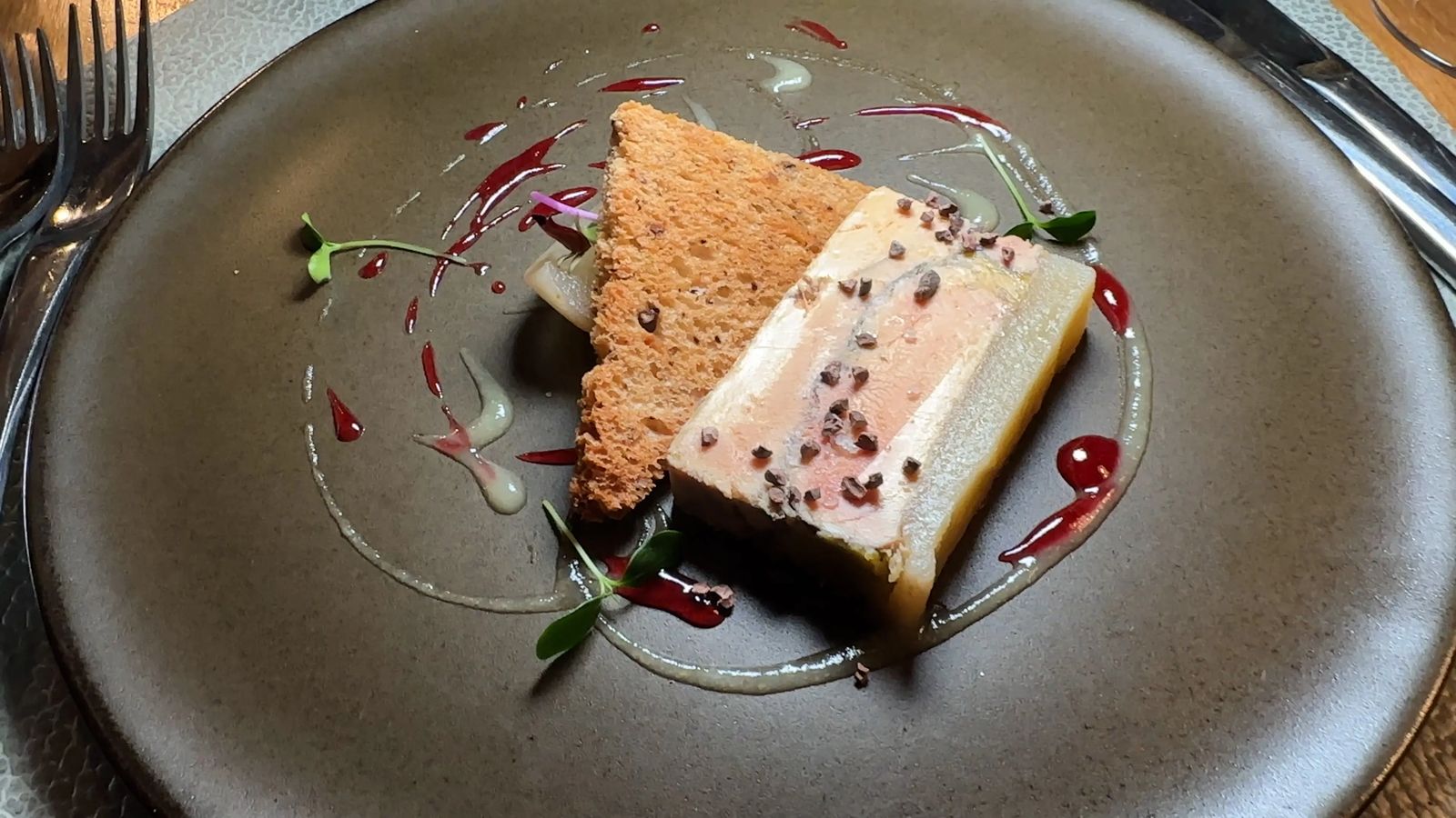 Foie Gras with bread