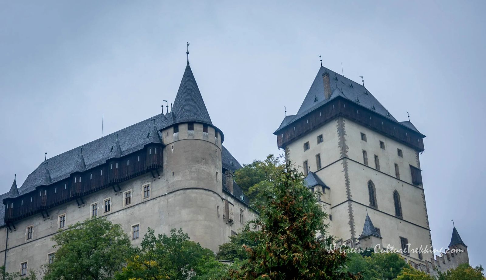 Karlstejn Castle in the Czech Republic. A storybook castle like none other in Europe..