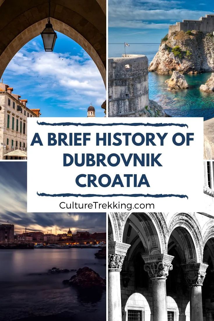 Brief History of Dubrovnik Croatia