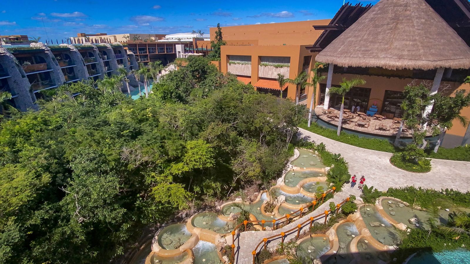 View over Xcaret Arte