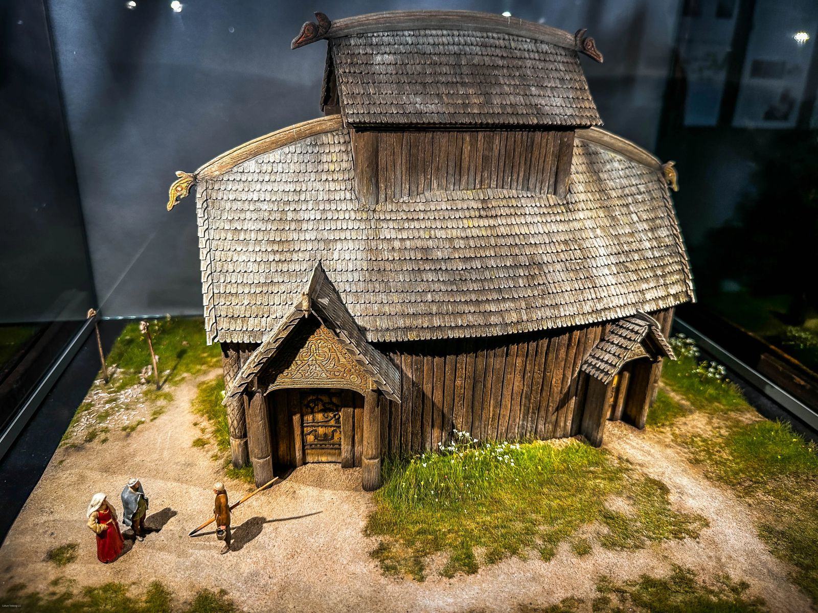 Viking Home at the Viking Museum - 24 Hours In Stockholm Sweden