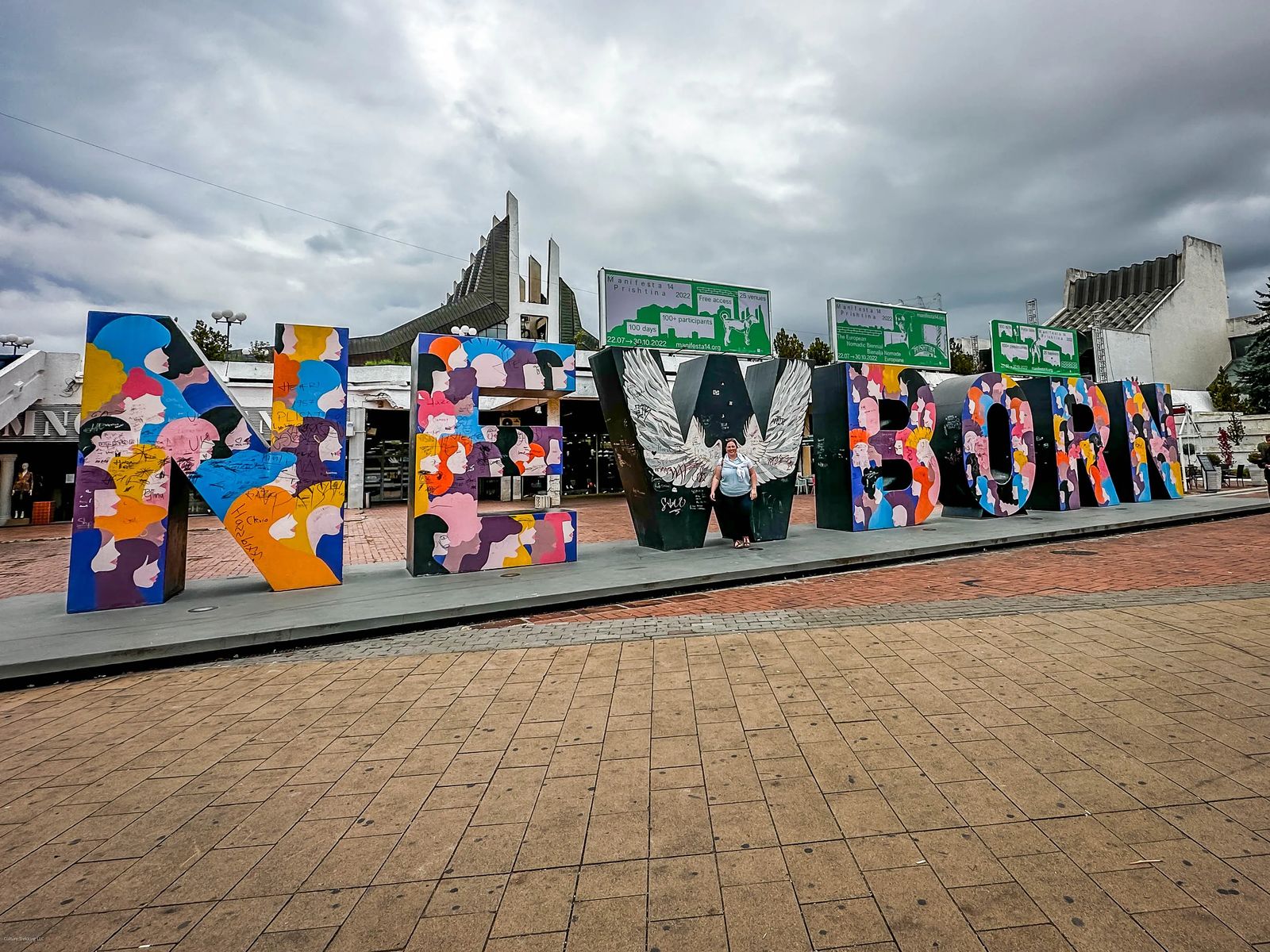 Newborn Monument in Pristina - Best things to see in Pristina Kosovo