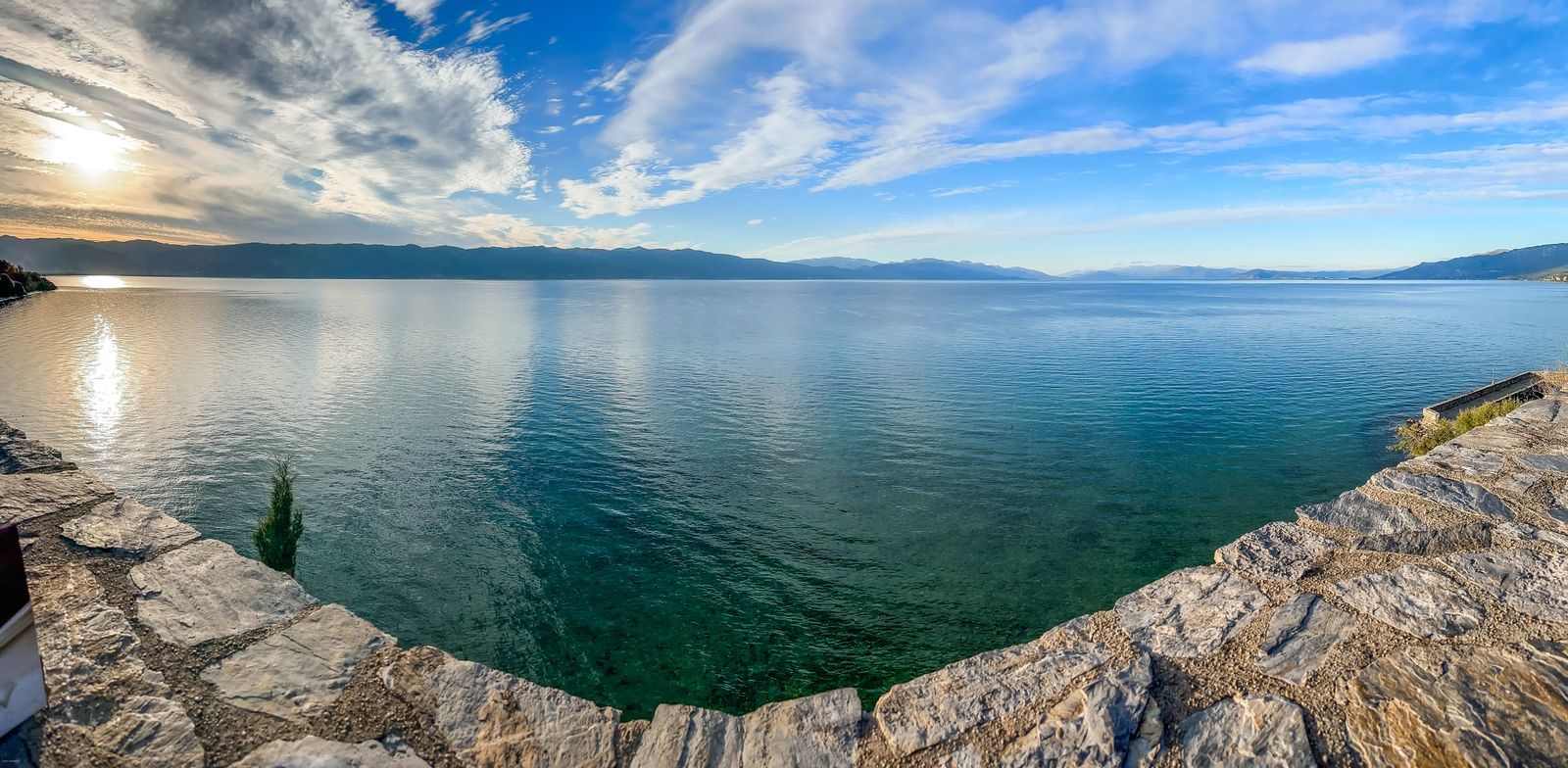 View of Lake Ohrid