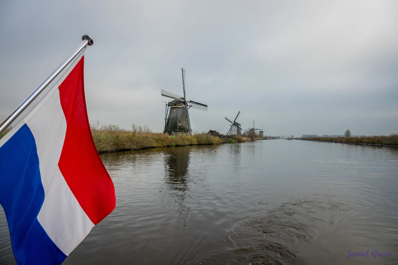 Kinderdijk Windmills,  a UNESCO World Heritage Site