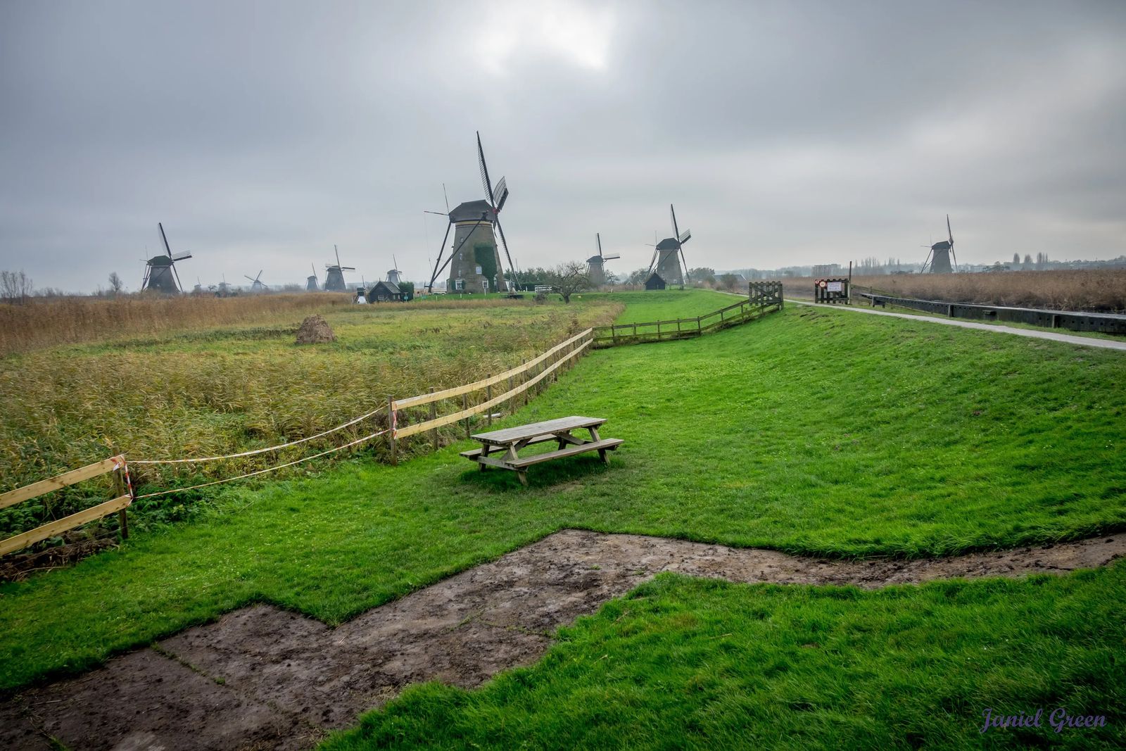 Kinderdijk Windmills,  a UNESCO World Heritage Site