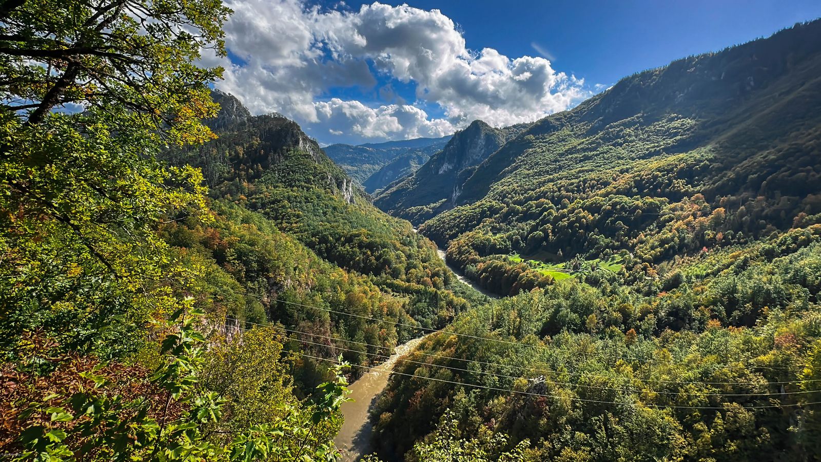 View of Tara Canyon after rainstorm