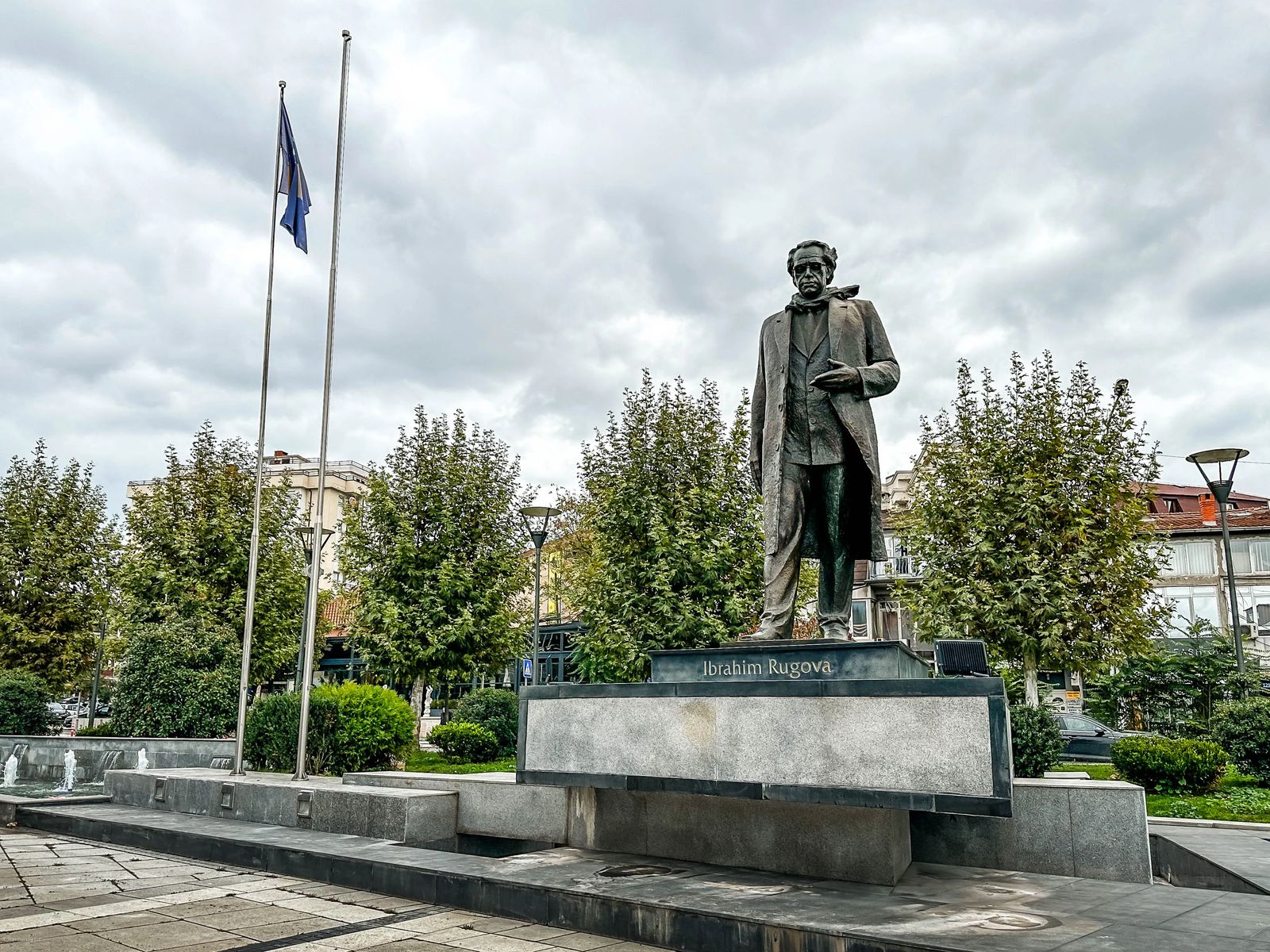 Ibrahim Rugova Statue in the Best things to see in Pristina Kosovo