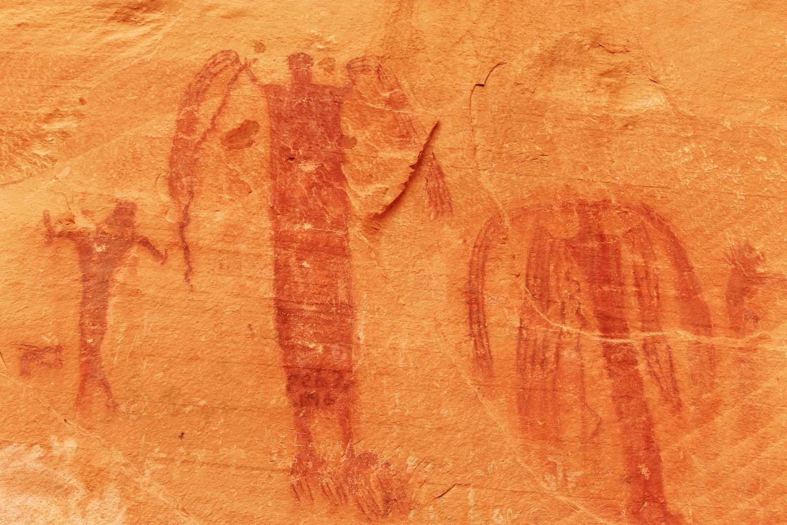 Catstair canyon pictographs