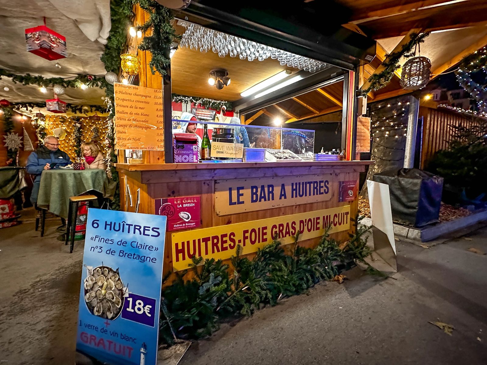 Oyster Bar - Guide to Luxembourg Christmas Market