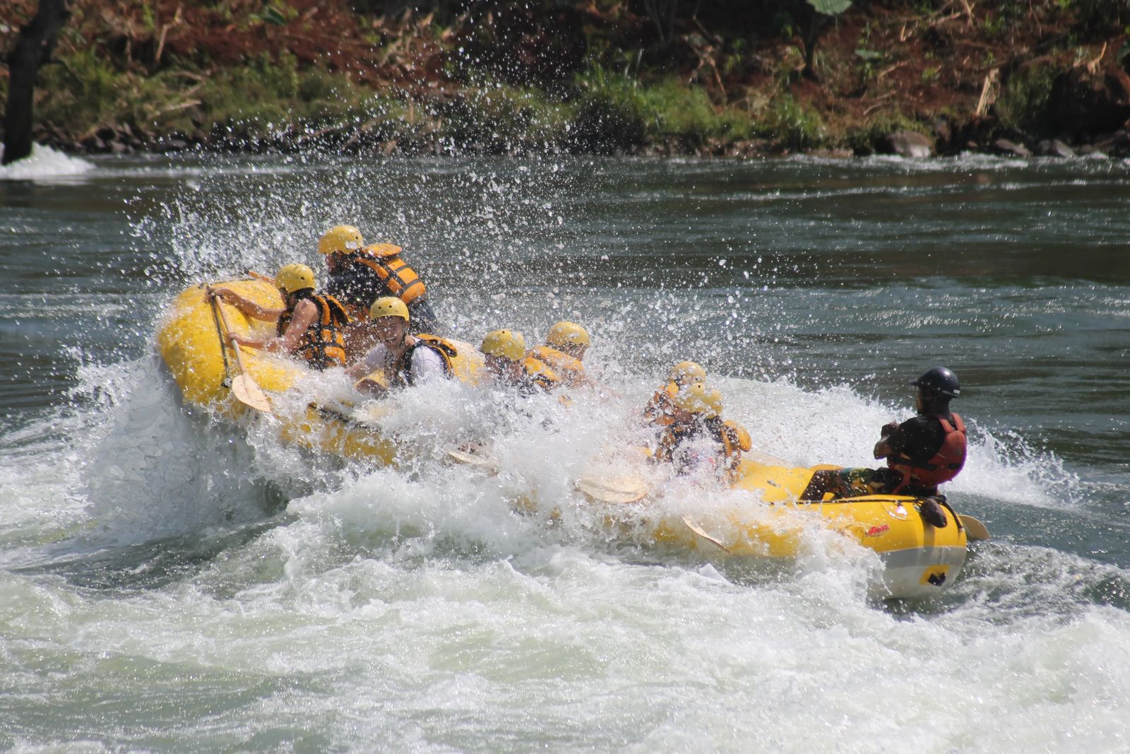 White Water Rafting The Nile River In Uganda
