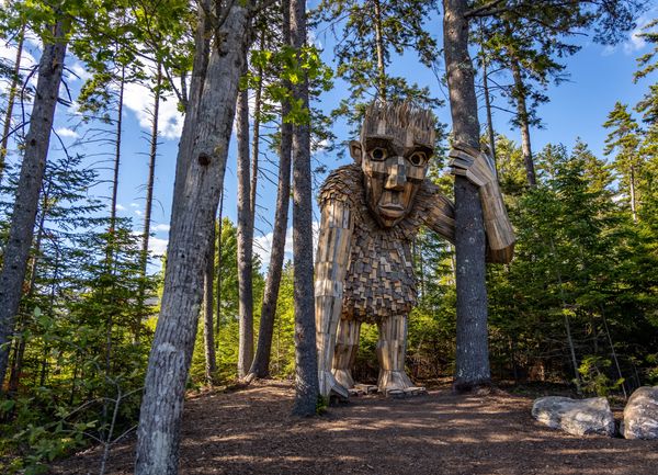 The Ultimate Coastal Maine Road Trip Getaway   Maine Botanical Gardens Troll 1 