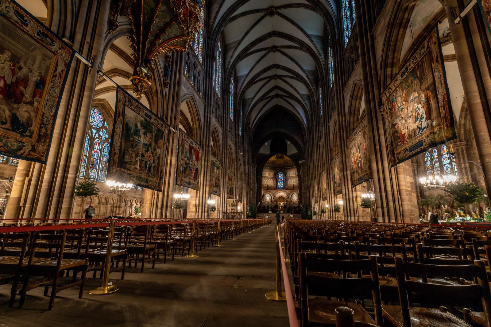 Gothic cathedral with tapestries - Best Things To See In Strasbourg France