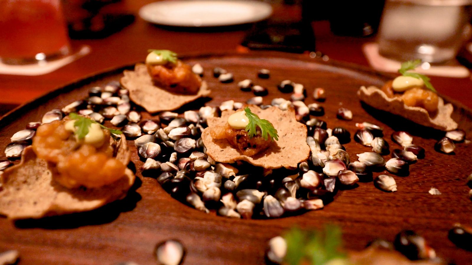 Food at Xcaret Arte