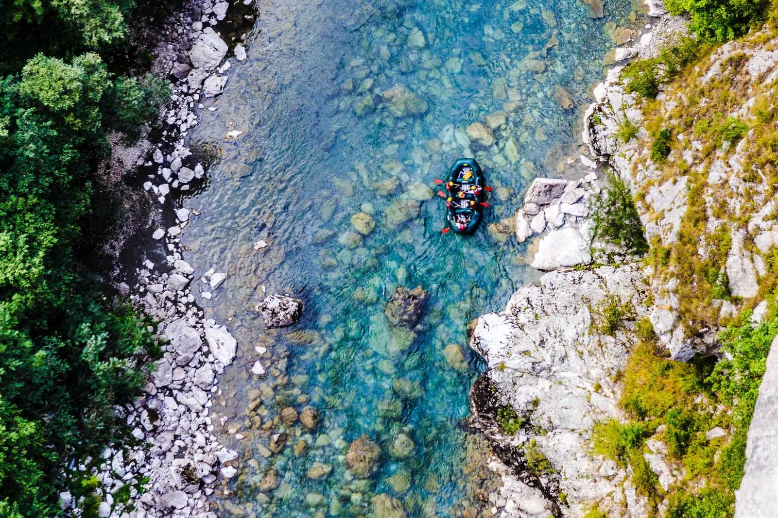 River Rafting in Tara Canyon
