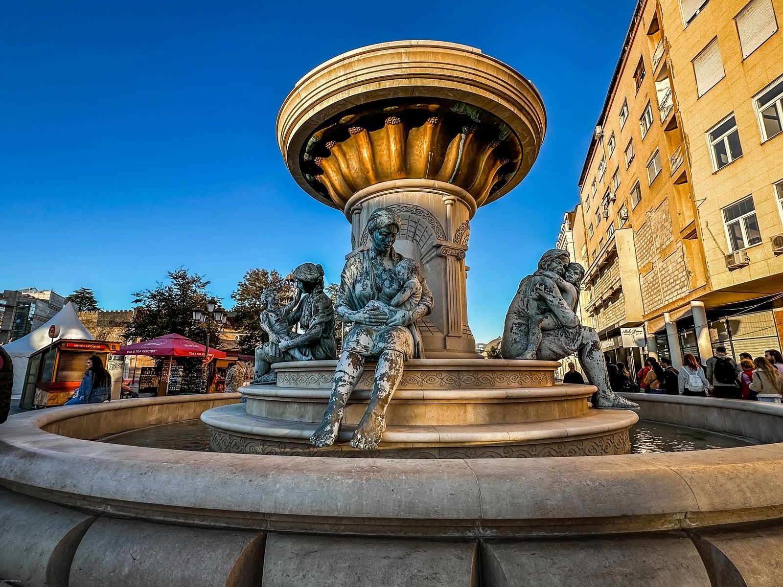 Olympia Fountain in Skopje