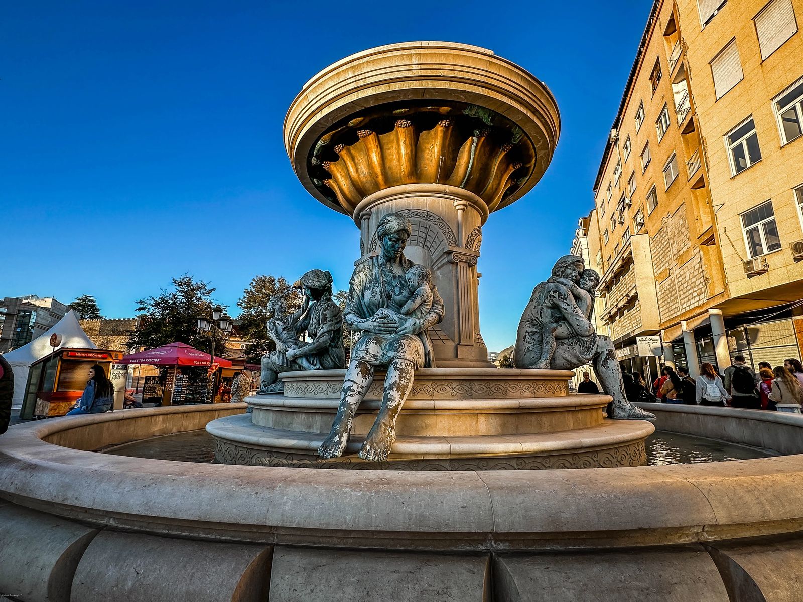 Olympia Fountain in Skopje