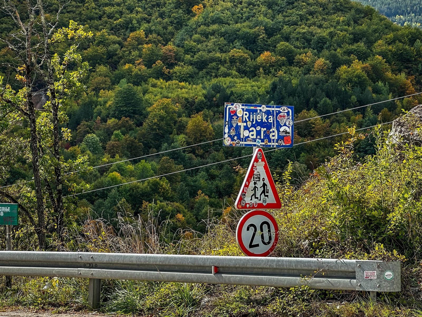 Sign Post of Tara Canyon