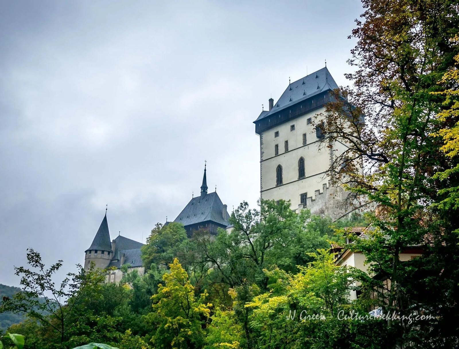 Karlstejn Castle in the Czech Republic. A storybook castle like none other in Europe..