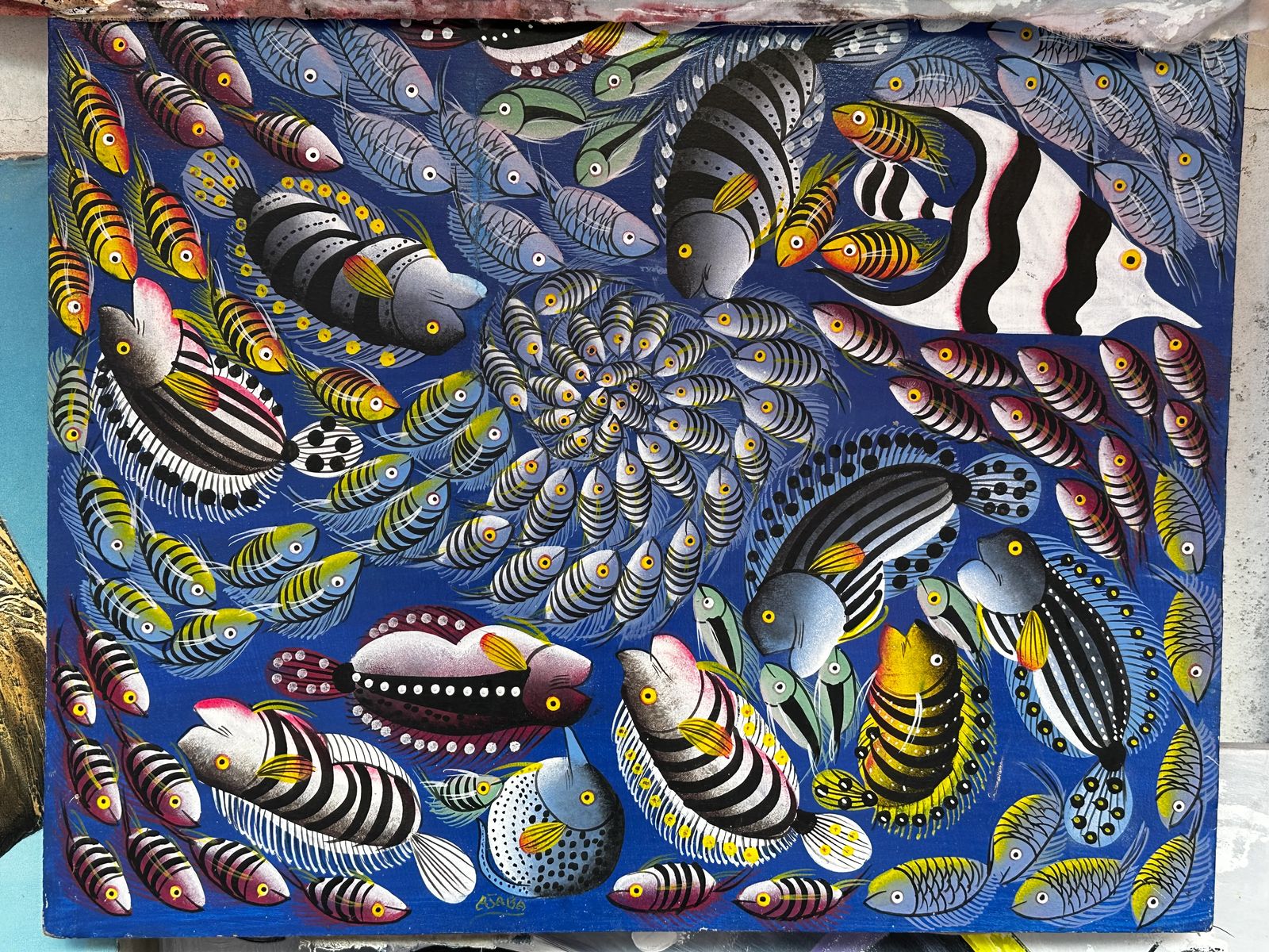 Fish Painting - What To Pack For Zanzibar