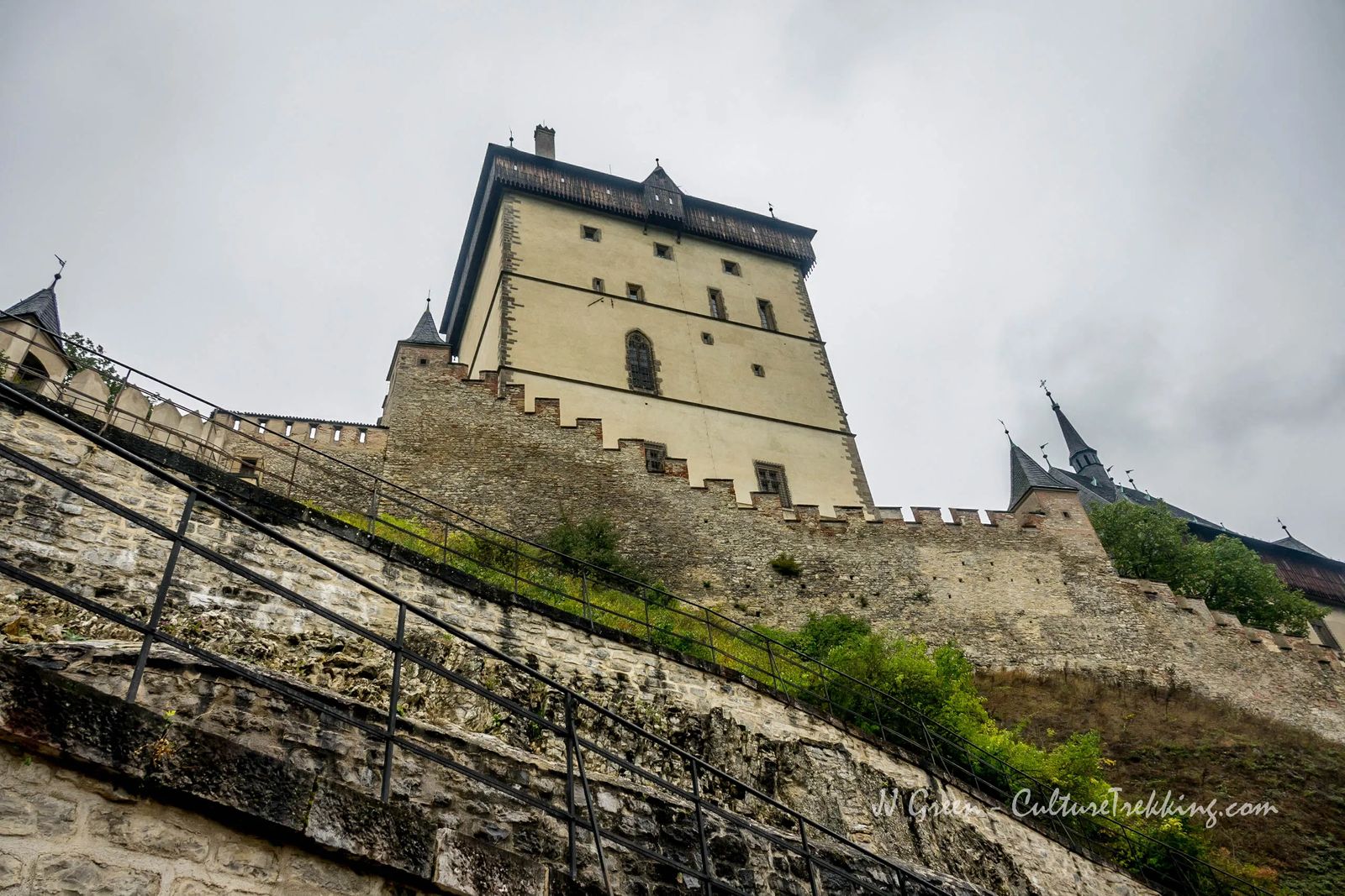 Karlstejn Castle in the Czech Republic. A storybook castle like none other in Europe..